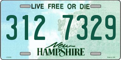 NH license plate 3127329