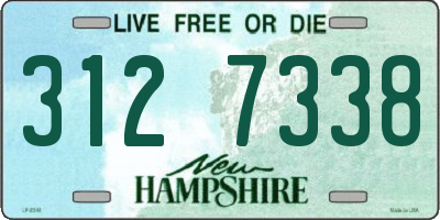 NH license plate 3127338