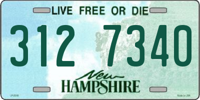 NH license plate 3127340