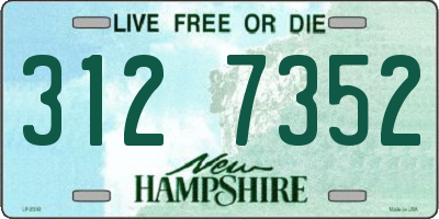 NH license plate 3127352