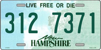 NH license plate 3127371