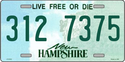 NH license plate 3127375