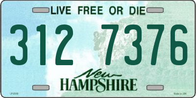 NH license plate 3127376