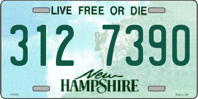 NH license plate 3127390