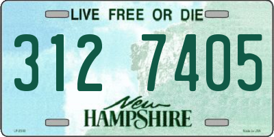 NH license plate 3127405