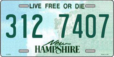 NH license plate 3127407