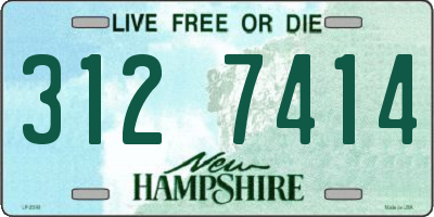 NH license plate 3127414
