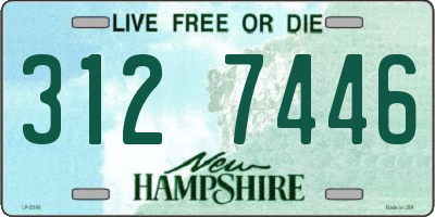 NH license plate 3127446
