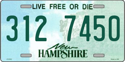 NH license plate 3127450