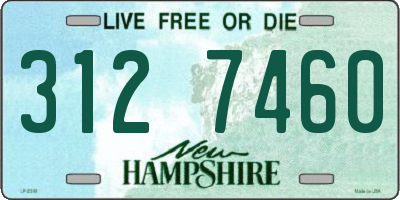 NH license plate 3127460