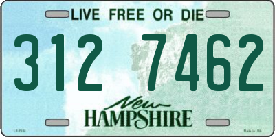 NH license plate 3127462