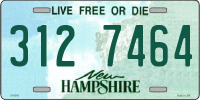 NH license plate 3127464