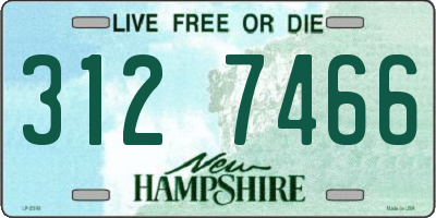 NH license plate 3127466