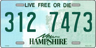 NH license plate 3127473