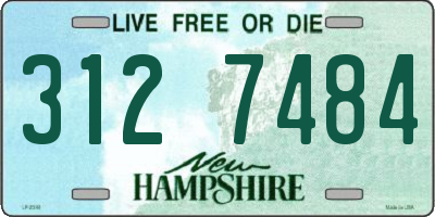 NH license plate 3127484