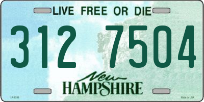NH license plate 3127504