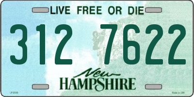 NH license plate 3127622