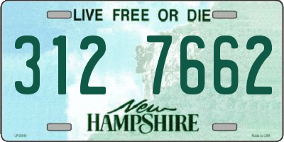 NH license plate 3127662