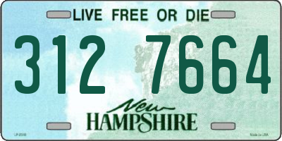 NH license plate 3127664