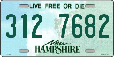 NH license plate 3127682