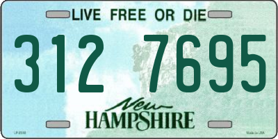NH license plate 3127695