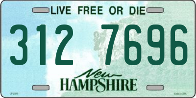 NH license plate 3127696