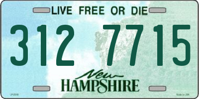 NH license plate 3127715