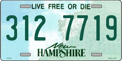 NH license plate 3127719