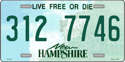 NH license plate 3127746