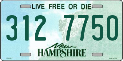NH license plate 3127750