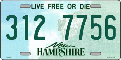 NH license plate 3127756