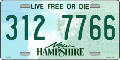 NH license plate 3127766