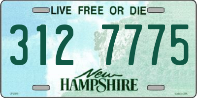 NH license plate 3127775
