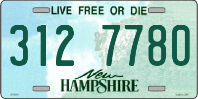 NH license plate 3127780