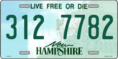 NH license plate 3127782