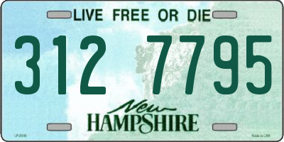 NH license plate 3127795