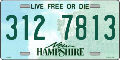 NH license plate 3127813