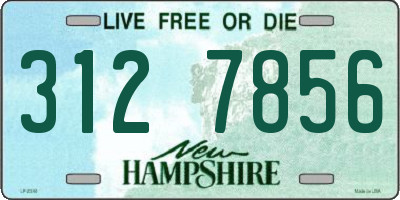 NH license plate 3127856