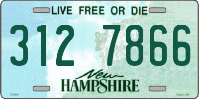 NH license plate 3127866