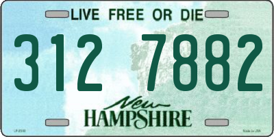 NH license plate 3127882