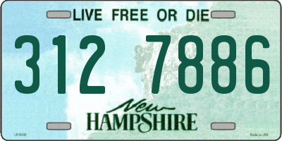 NH license plate 3127886