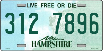 NH license plate 3127896