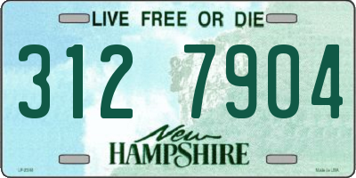 NH license plate 3127904