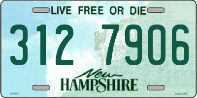 NH license plate 3127906