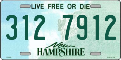 NH license plate 3127912