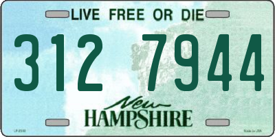 NH license plate 3127944