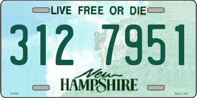 NH license plate 3127951