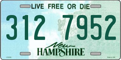 NH license plate 3127952