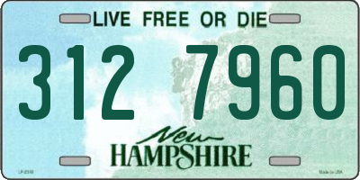 NH license plate 3127960