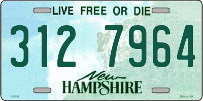 NH license plate 3127964
